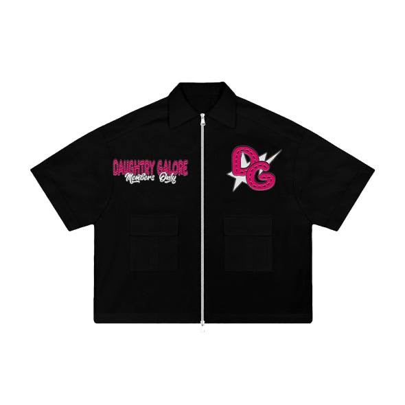 Members Only 757 Zip Up Cropped Shirt